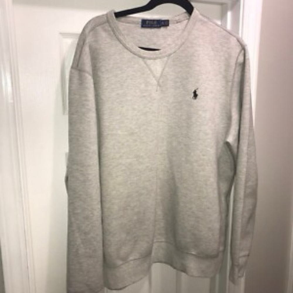 Polo Ralph Lauren Fleece Gray Sweatshirt. gorpcore